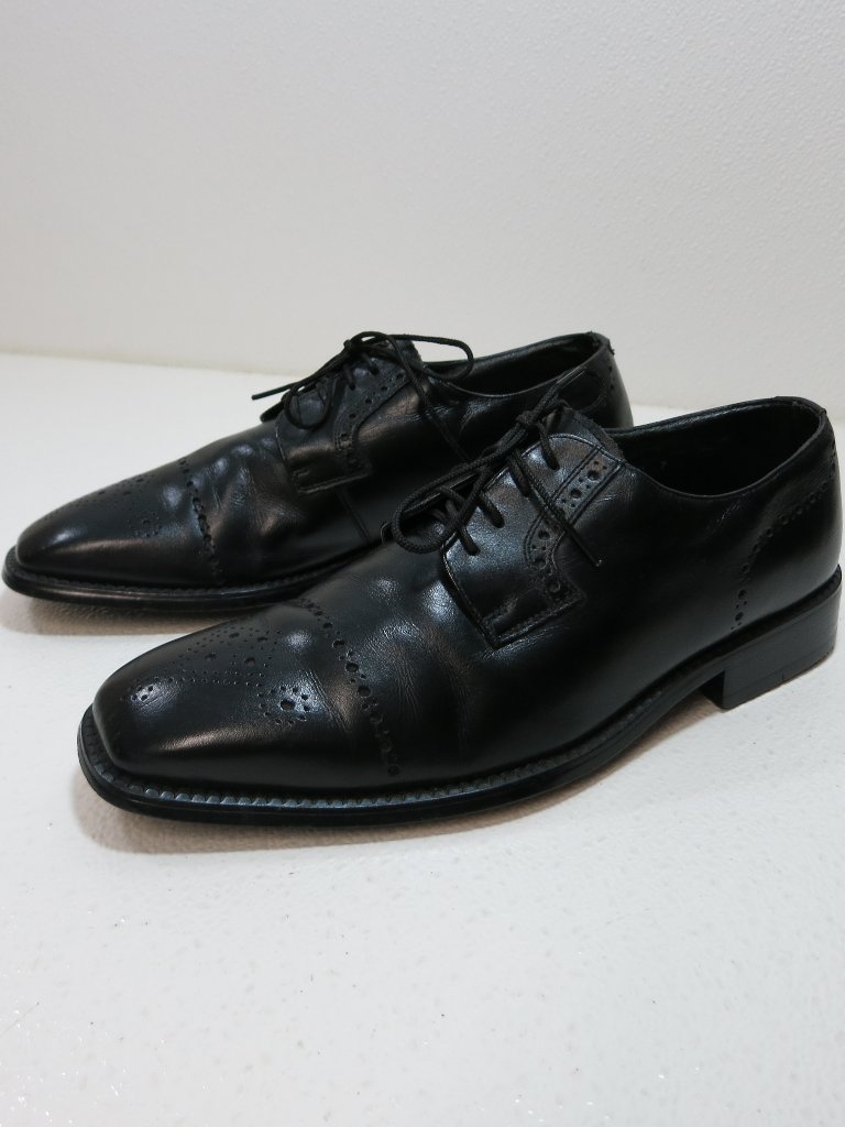 Pierre Cardin Leather Dress Formal Brogue Oxfords Men's Footwear Shoes Sz 7